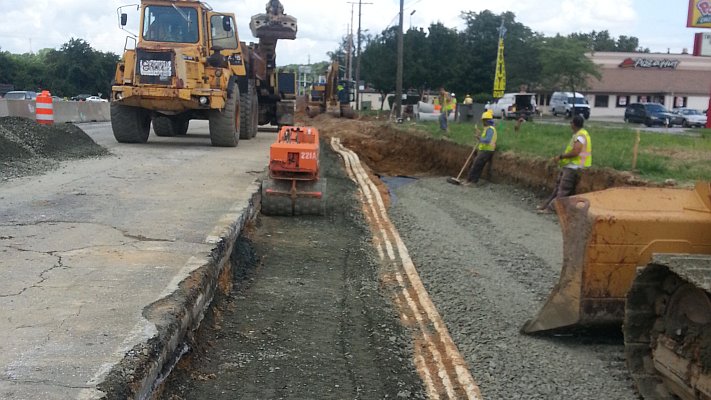 Holabird Ave duct bank relocation